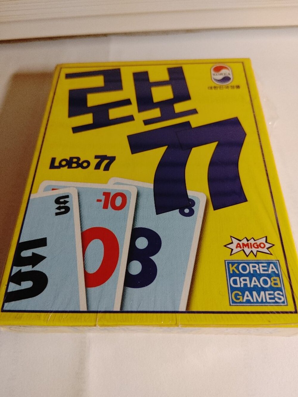 AMIGO LOBO 77 KOREAN BOARD GAME - CARD BASED - BRAND NEW IN BOX FACTORY SEALED